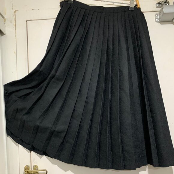 GEMME MIDWEIGHT WOOL PLEATED SKIRTS SIZE 28 - Picture 8 of 13